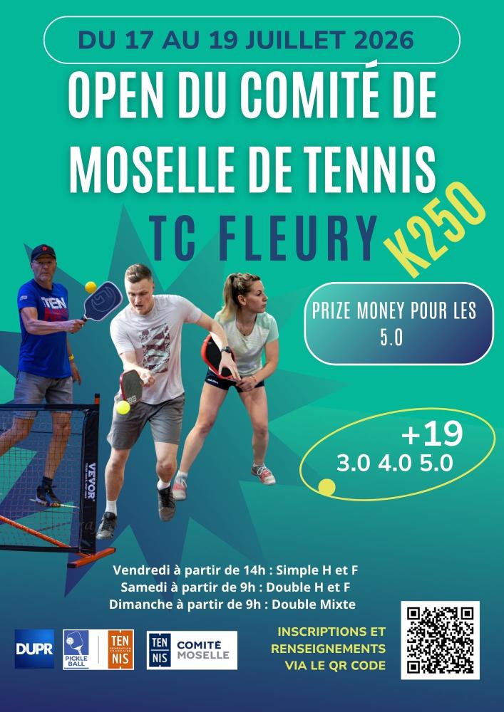 OPEN DU COMITE DE MOSELLE DE TENNIS K250